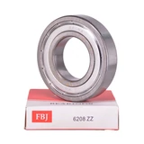 6208 2Z egysoros mélyhornyú golyóscsapágy 40x80x18 mm