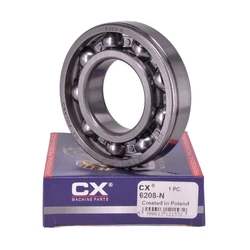 Kép 1/2 - 6208 N CX egysoros mélyhornyú golyóscsapágy  40X80X18 mm