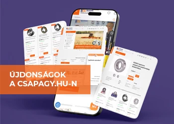 ÚJDONSÁGOK A CSAPAGY.HU-N - MÉG KÉNYELMESEBB VÁSÁRLÁS, MÉG TÖBB INFORMÁCIÓ!