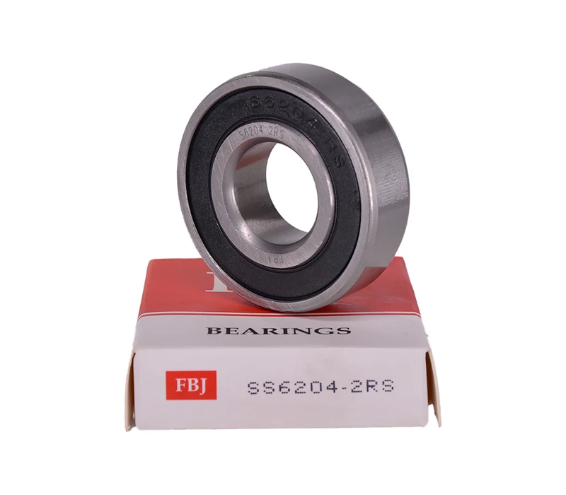 6204 2RS SS  rozsdamentes mélyhornyú golyóscsapágy 20x47x14 mm