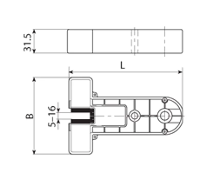 Felvonó kefe, lószőr sörte 151x102mm SIMALUBE tégelyhez