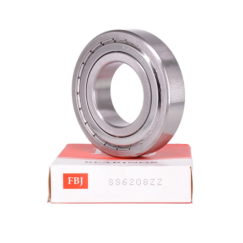 6208 2Z SS rozsdamentes mélyhornyú golyóscsapágy 40X80X18mm