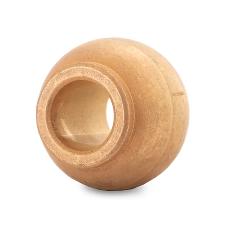 D-12-23-17,5-18 Gömbölyű-peremes szinterbronz csapágy 12x23x18 mm