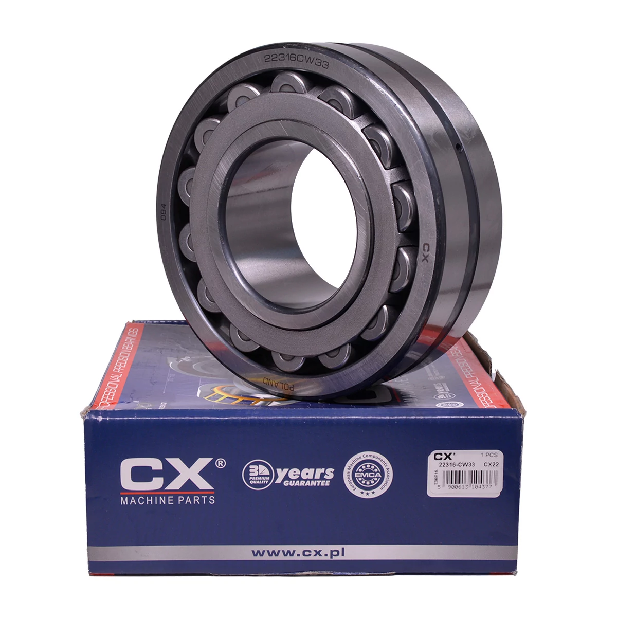 22316 CW33 Hordógörgős csapágy 80X170X58 mm