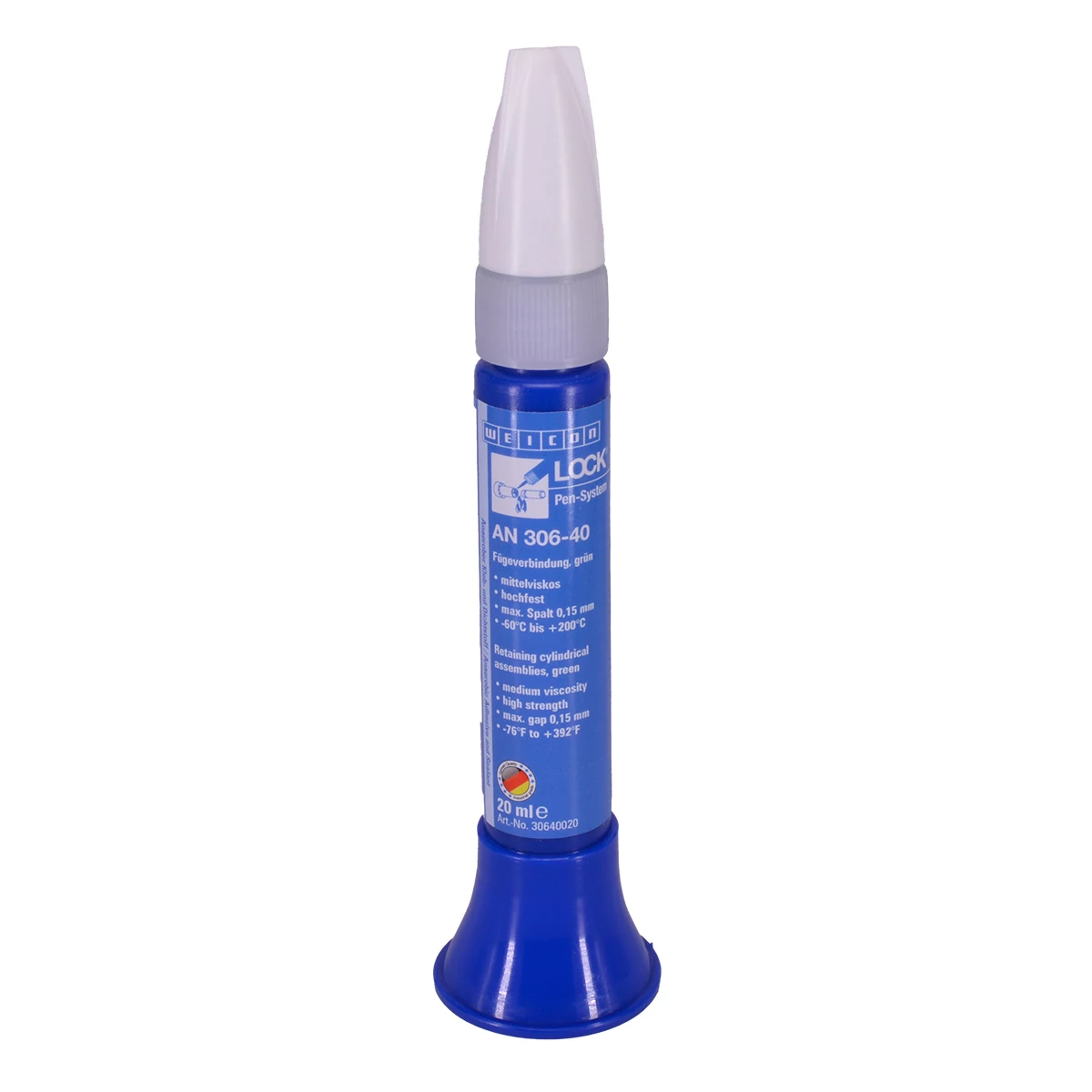 WEICONLOCK rögzítő - hengeres alkatrészek rögzítésére (20 ml) (AN 306-40)