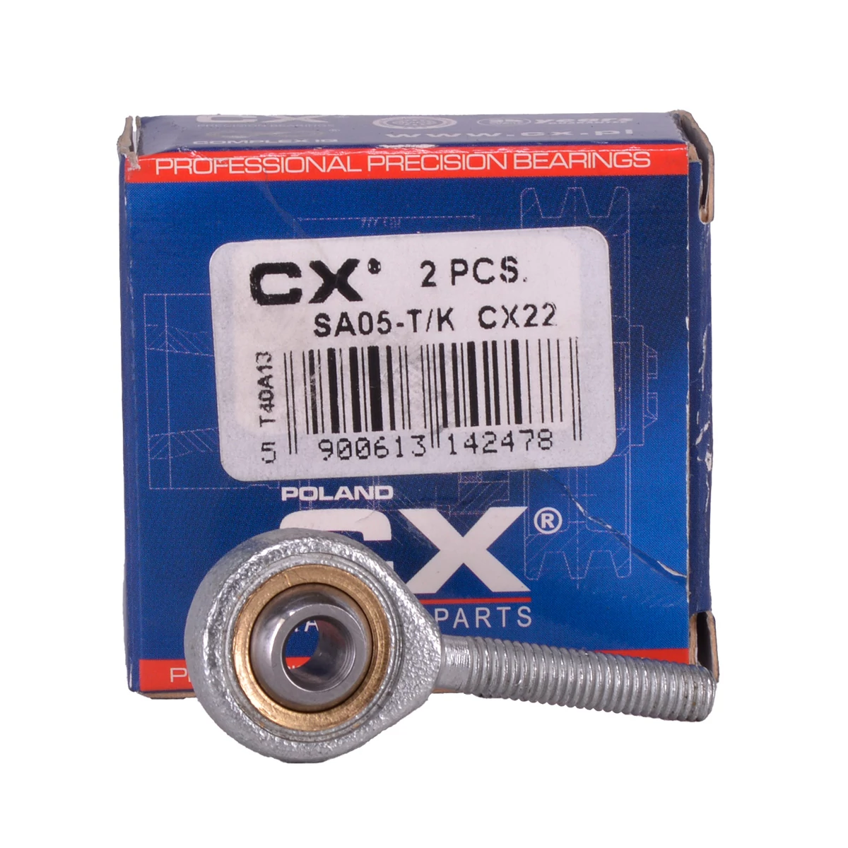 SA 05T/K Gömbcsukló 5x16x41 mm