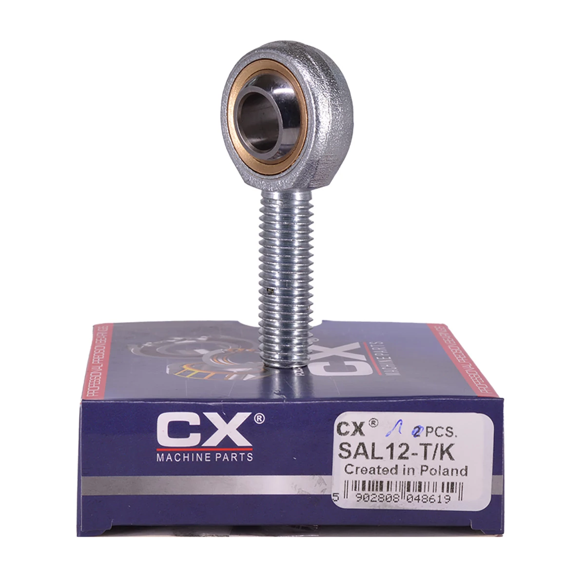 SAL 12T/K külső menetes gömbcsukló 12x30x69 mm (bal menetes)