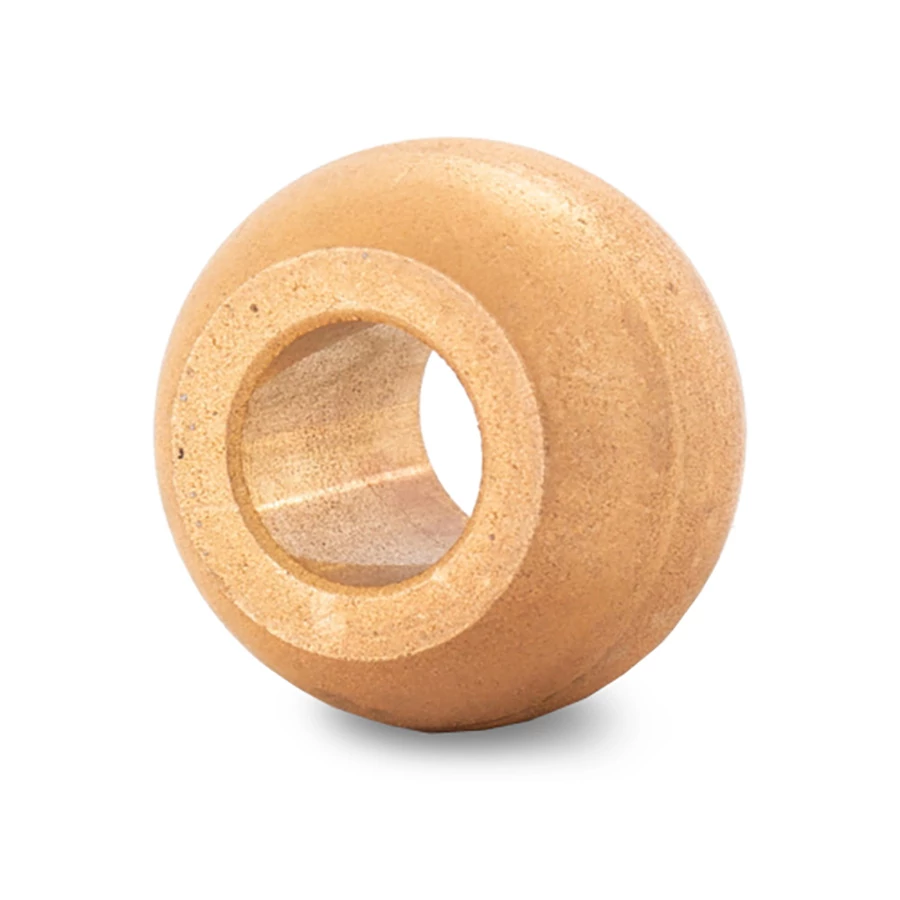 C-4-10-8 Gömbölyű szinterbronz csapágy 04x10x8 mm